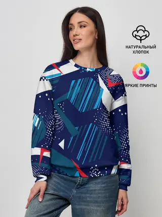 Женский свитшот / Геометрия