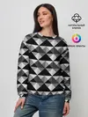 Женский свитшот / Современный геометрический
