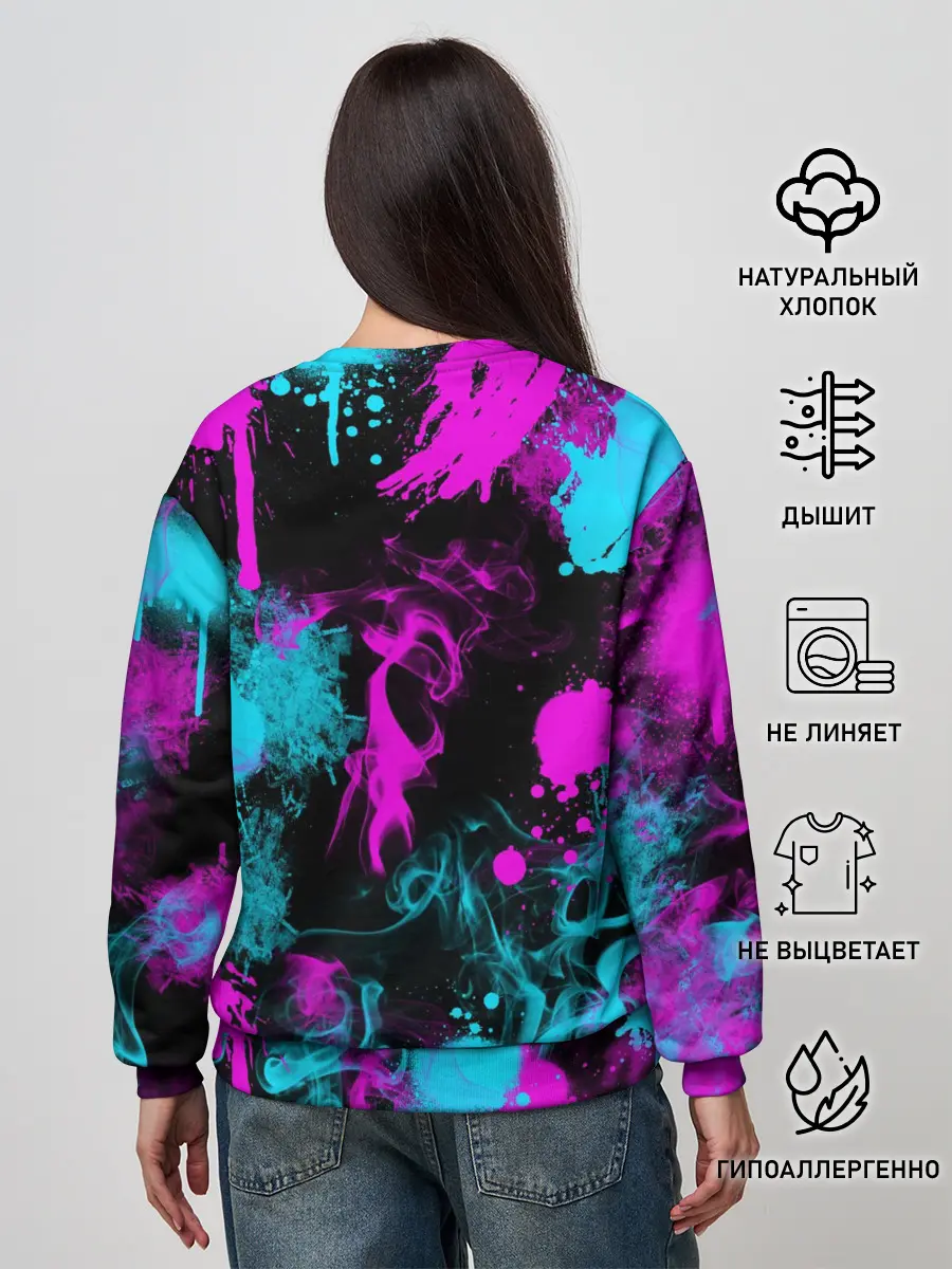 Женский свитшот / FREE FIRE NEON