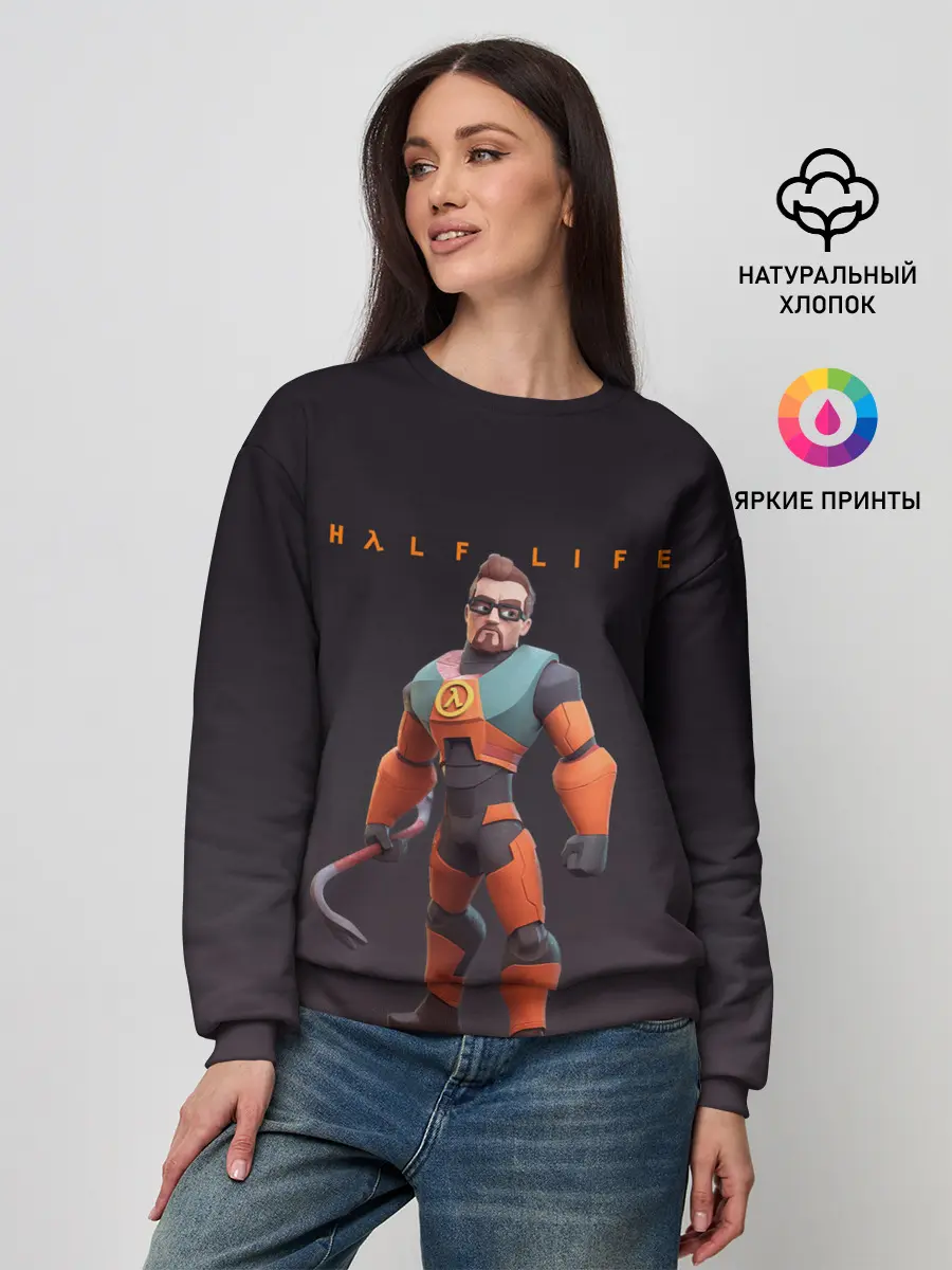 Женский свитшот / FREEMAN | ФРИМАН | HALF LIFE