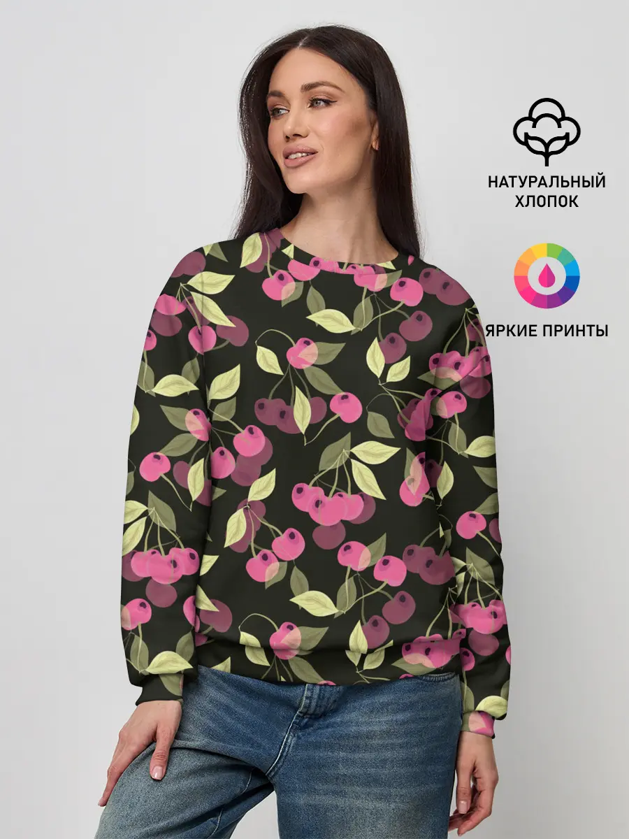 Женский свитшот / Вишневый сад