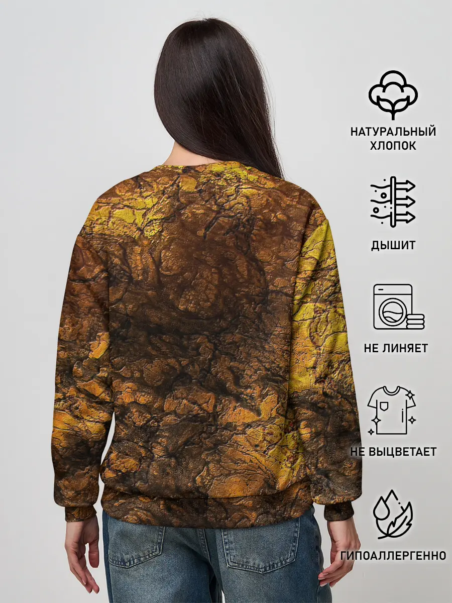 Женский свитшот / Абстрактный узор текстура