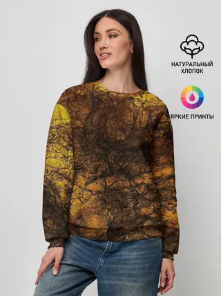 Женский свитшот / Абстрактный узор текстура