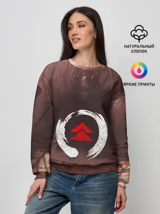 Женский свитшот / Demon Tsushima | Демон