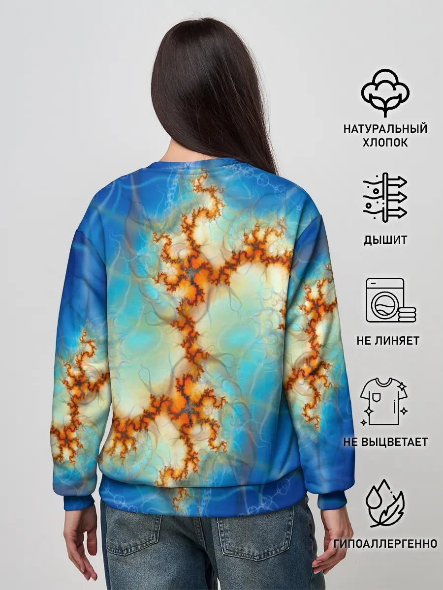 Женский свитшот / Абстрактное представление