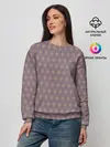 Женский свитшот / Тонкие ромбы
