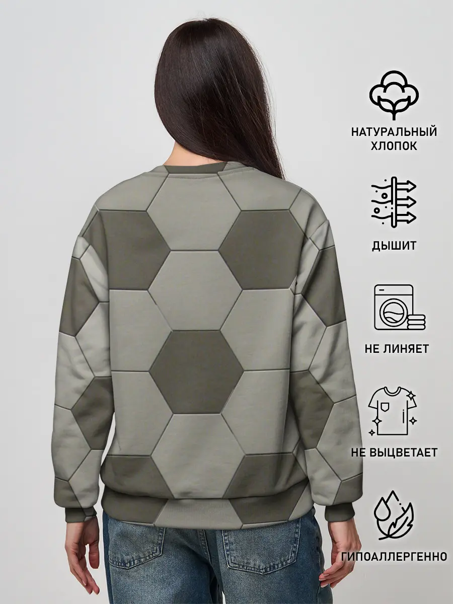 Женский свитшот / ФУТБОЛЬНЫЙ МЯЧ