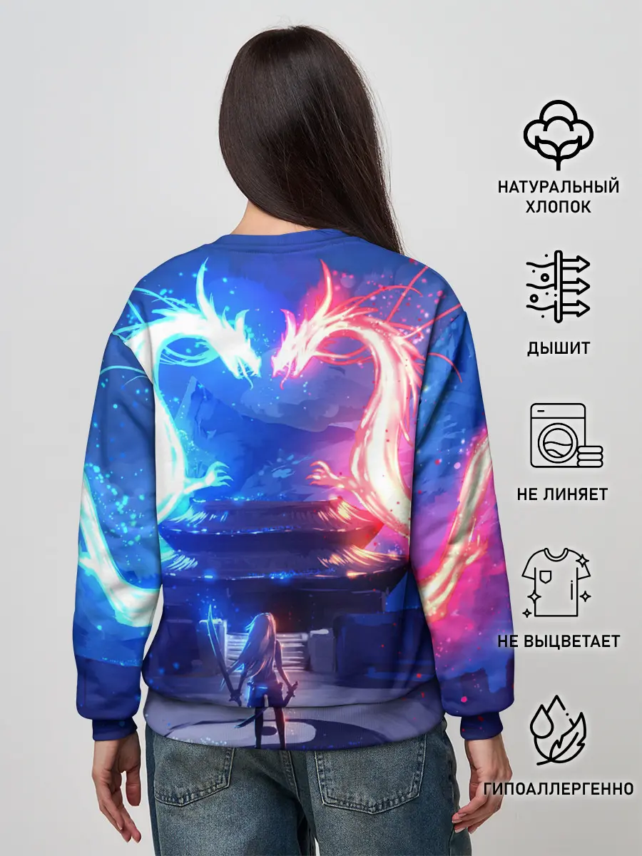 Женский свитшот / БИТВА ДРАКОНОВ