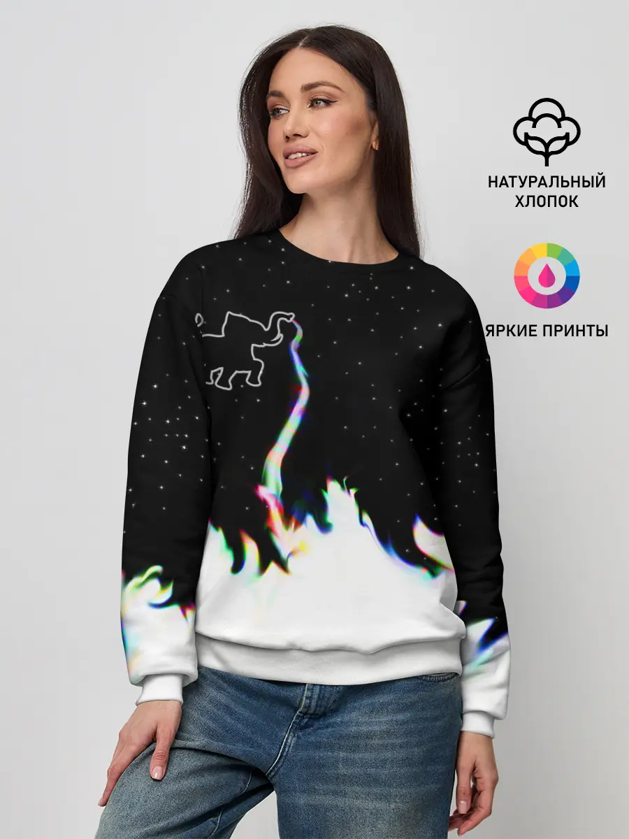 Женский свитшот / Затерянный в космосе