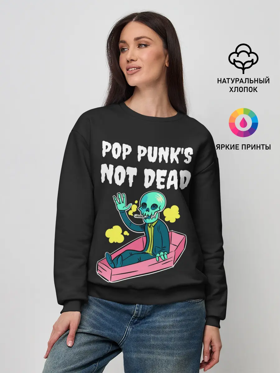 Женский свитшот / Фанат Поп Панка
