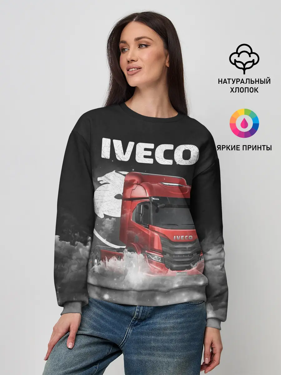 Женский свитшот / Iveco truck