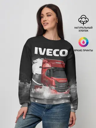 Женский свитшот / Iveco truck
