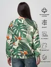 Женский свитшот / Тропический паттерн
