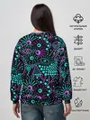 Женский свитшот / Яркий абстрактный узор