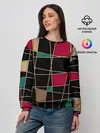 Женский свитшот / Модный абстрактный узор