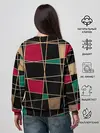 Женский свитшот / Модный абстрактный узор