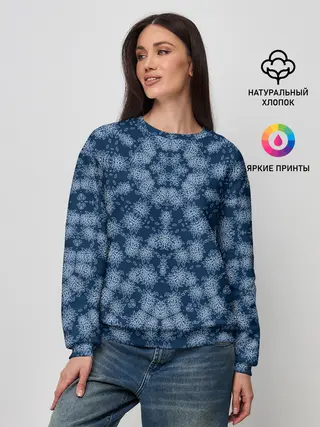 Женский свитшот / Модный абстрактный узор