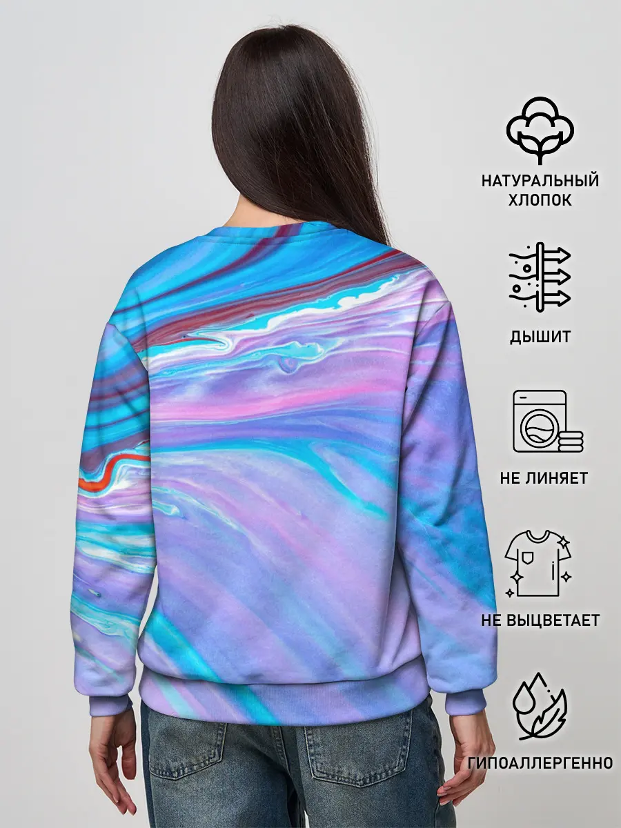 Женский свитшот / Абстрактный прилив