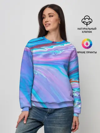 Женский свитшот / Абстрактный прилив