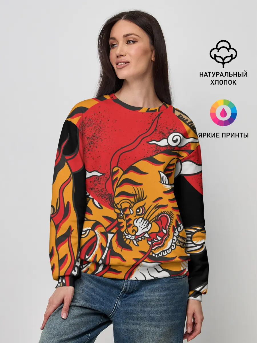 Женский свитшот / Год тигра