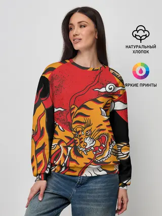 Женский свитшот / Год тигра