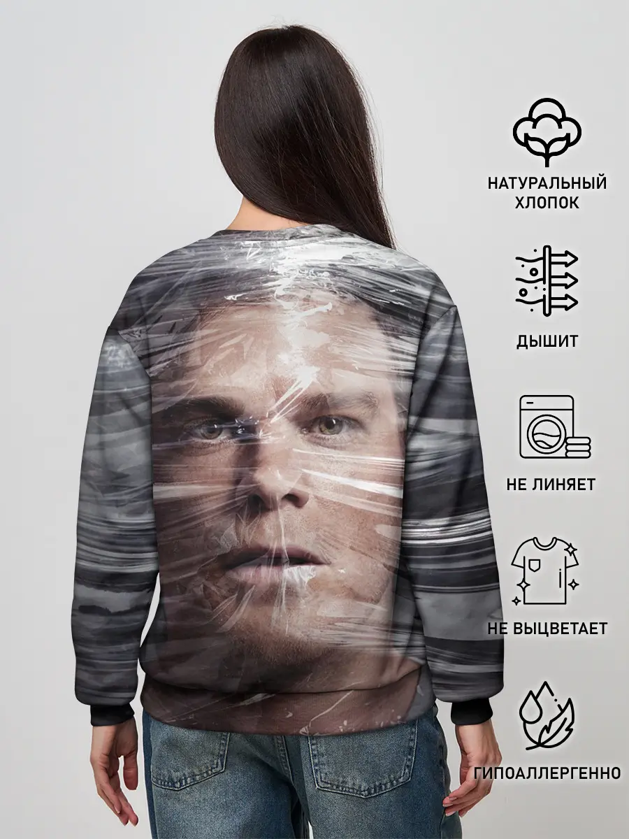 Женский свитшот / Декстер Морган в пленке