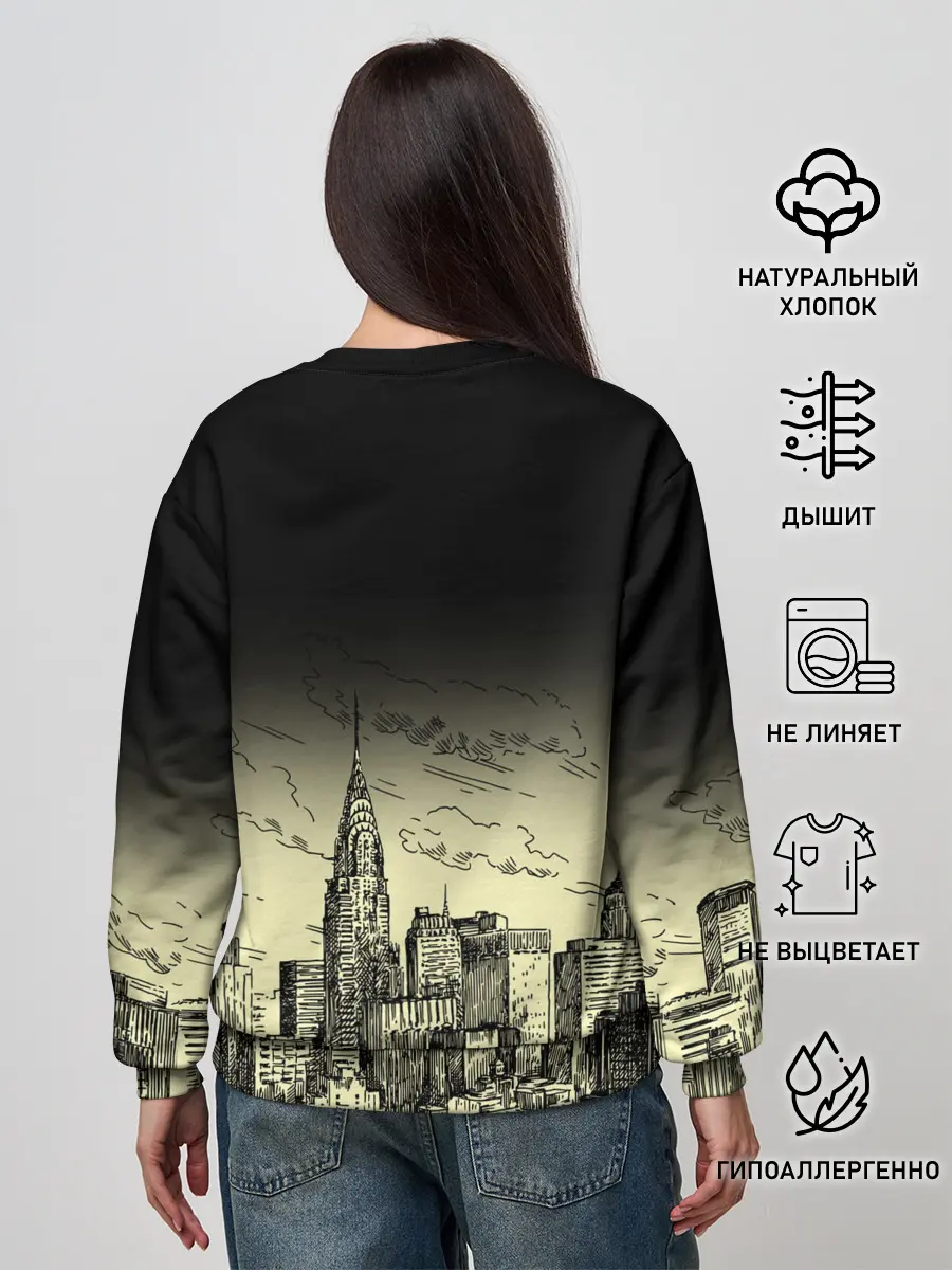 Женский свитшот / Нью-Йорк