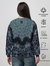Женский свитшот / Перламутровый узор восточный