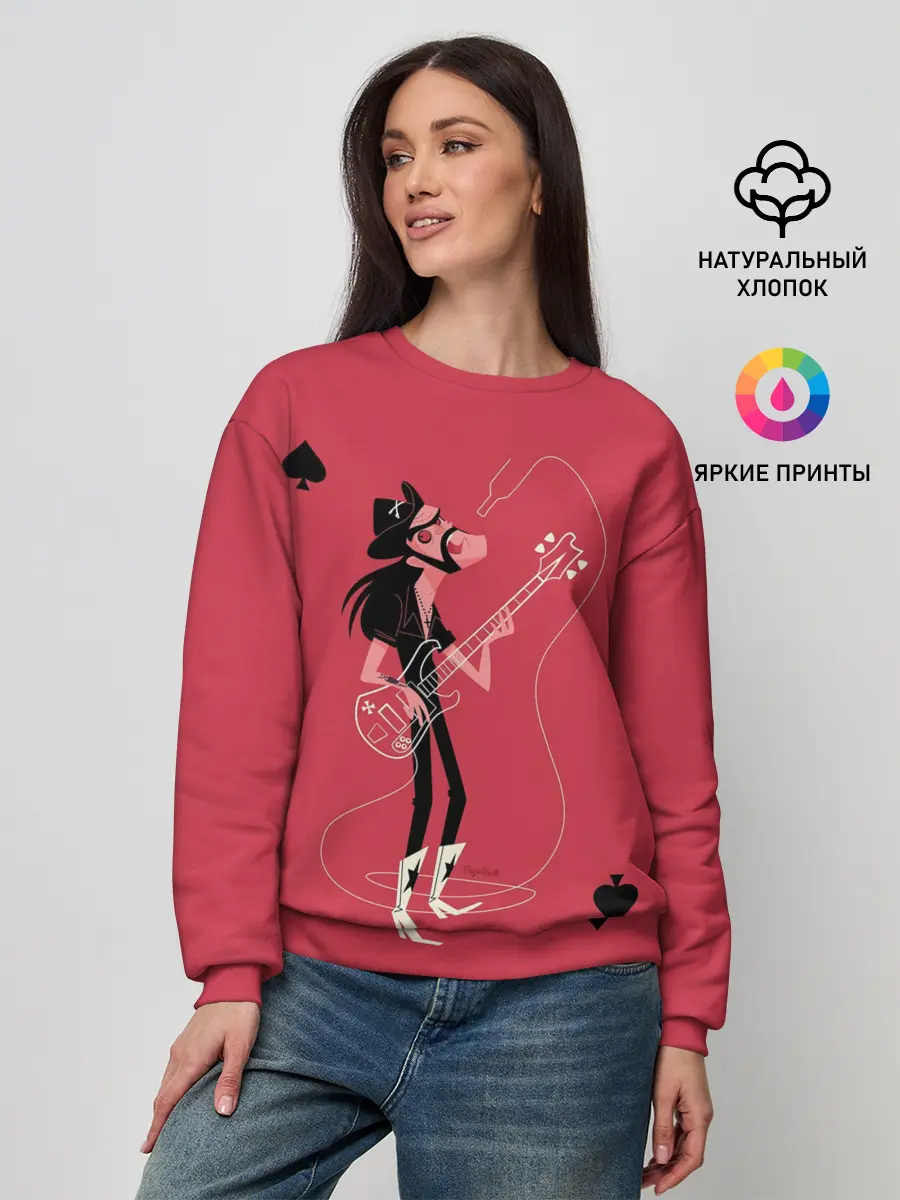 Женский свитшот / Мультяшка Лемми