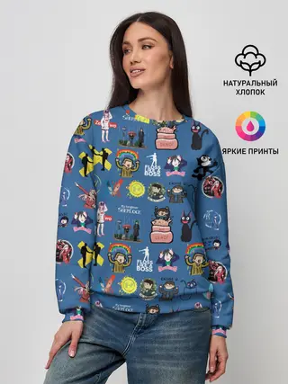 Женский свитшот / стикербомбинг new