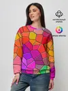 Женский свитшот / Мозаика цветная