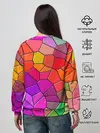 Женский свитшот / Мозаика цветная