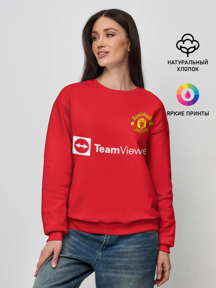 Женский свитшот / Роналду Манчестер Юнайтед