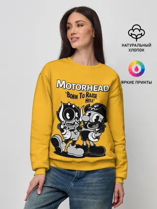 Женский свитшот / Motorhead x Cuphead