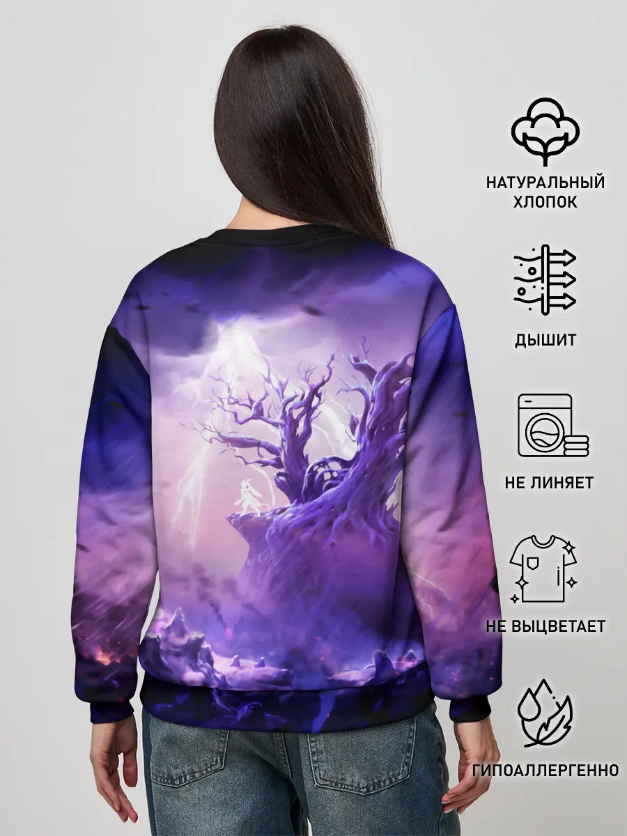 Женский свитшот / Ori and the Will of the Wisps
