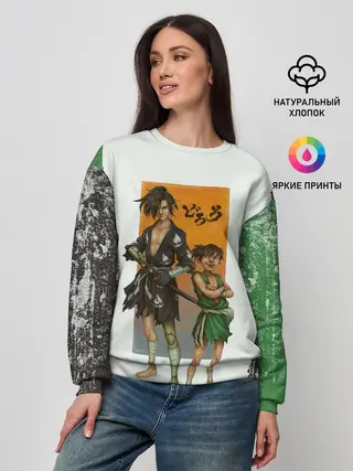 Женский свитшот / Хяккимару и Такебо | Дороро