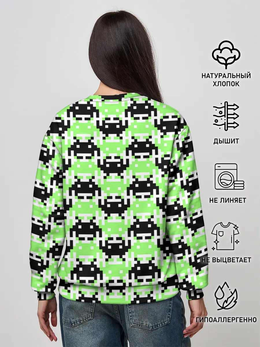 Женский свитшот / Space Invaders | Old game