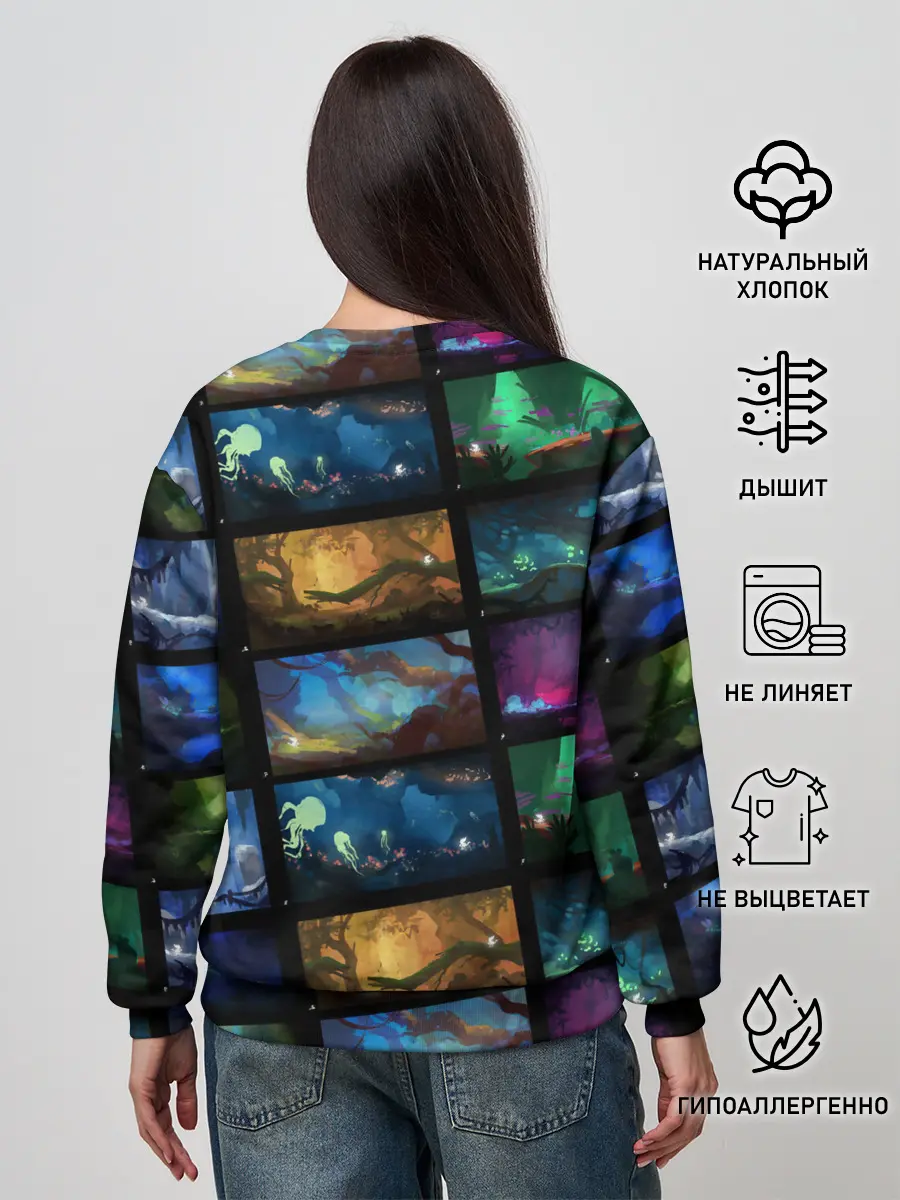 Женский свитшот / Ori and the Will of the Wisps