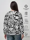 Женский свитшот / Graffiti white on black