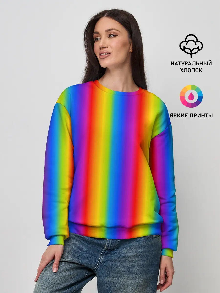 Женский свитшот / Color gradient