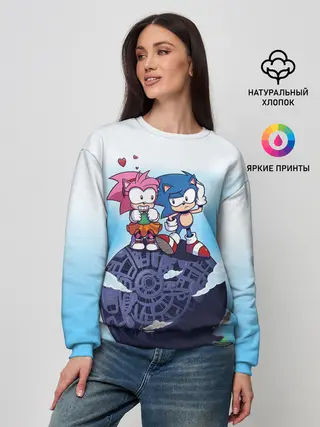 Женский свитшот / SONIC | AMY ROSE