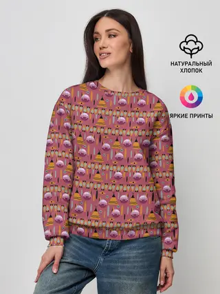 Женский свитшот / Детский узор