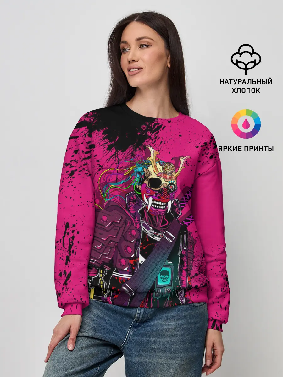 Женский свитшот / CYBERPUNK 2077 | DEMON