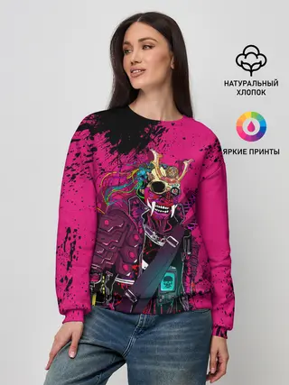 Женский свитшот / CYBERPUNK 2077 | DEMON