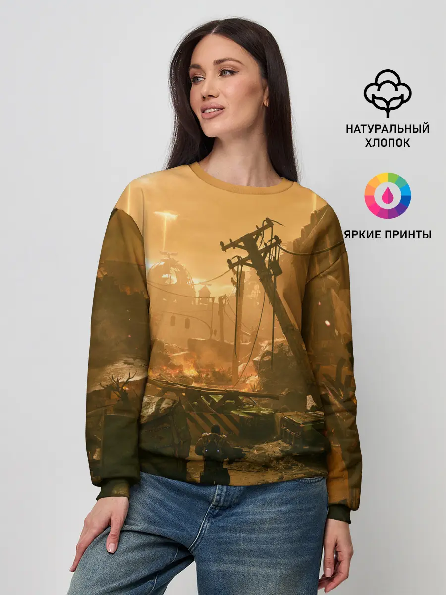 Женский свитшот / GEARS OF WAR | ШЕСТЕРЕНКИ