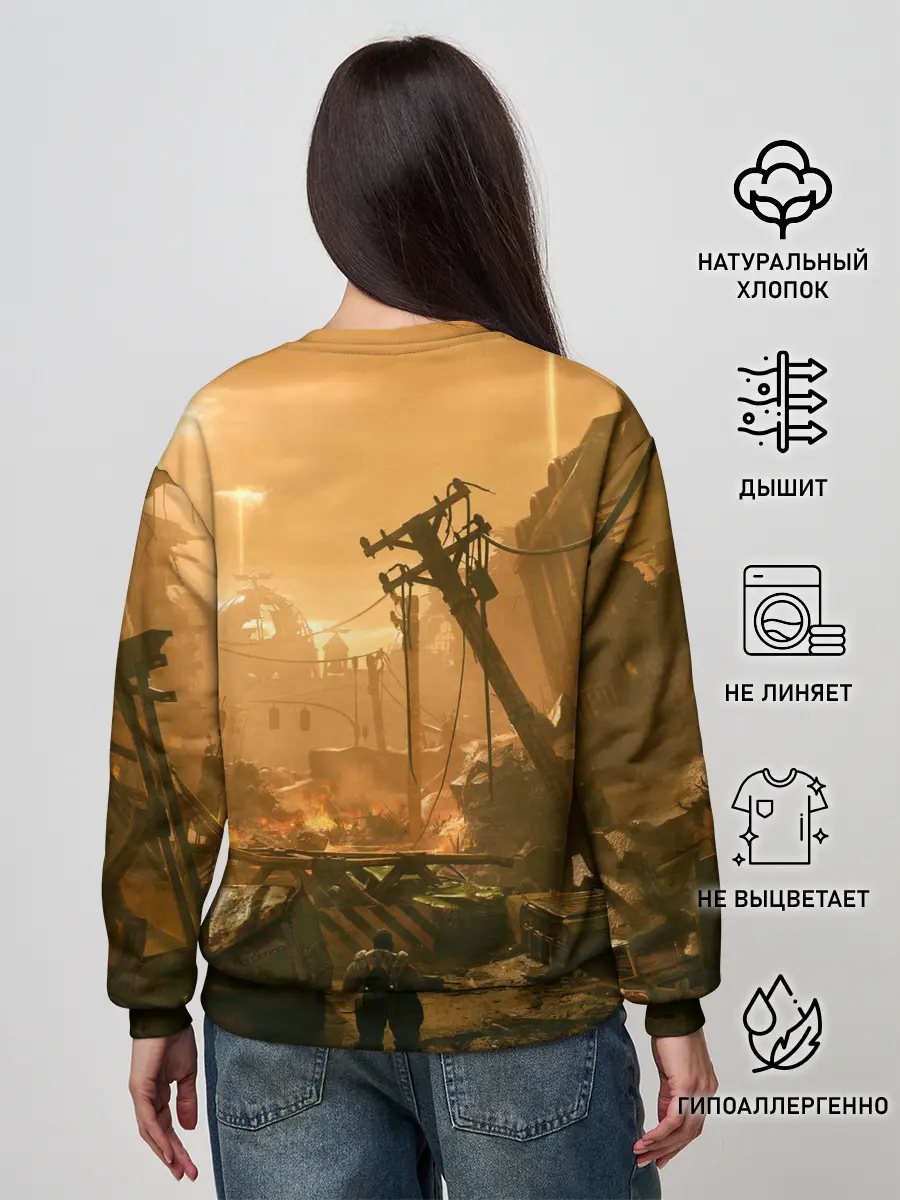 Женский свитшот / GEARS OF WAR | ШЕСТЕРЕНКИ