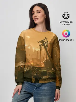 Женский свитшот / GEARS OF WAR | ШЕСТЕРЕНКИ