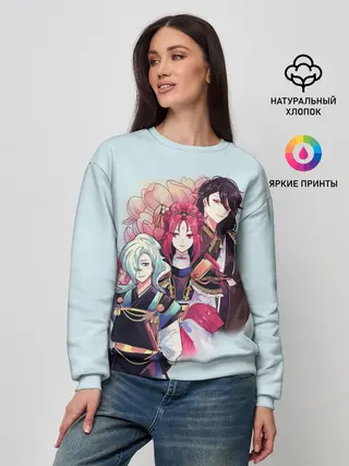 Женский свитшот / Манхва, Облачный цветок