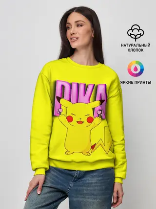 Женский свитшот / ПИКАЧУ | PIKACHU