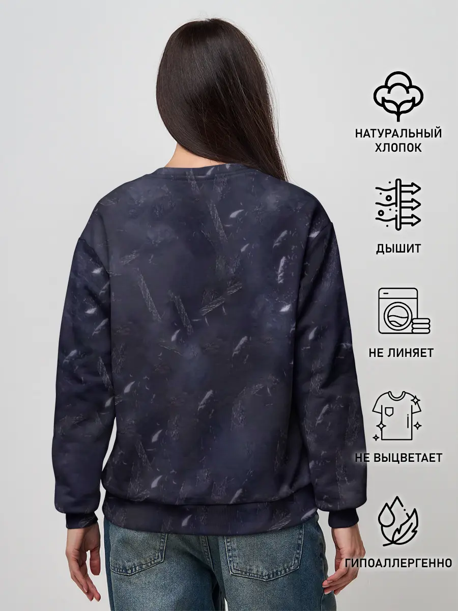 Женский свитшот / Корзинка фруктов